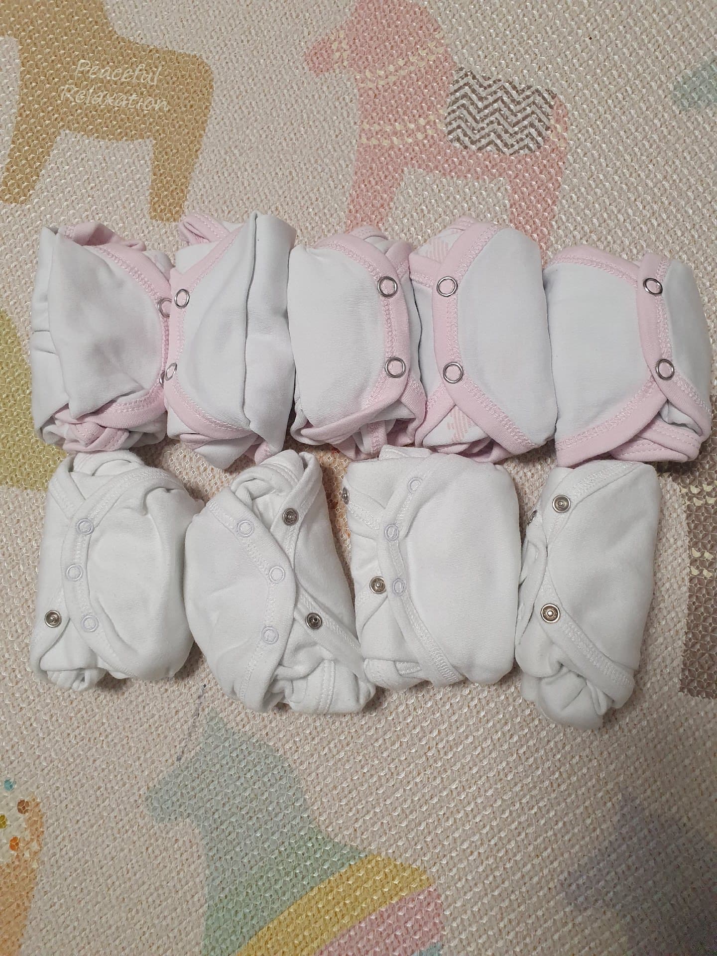 아기 반팔 보디 9벌