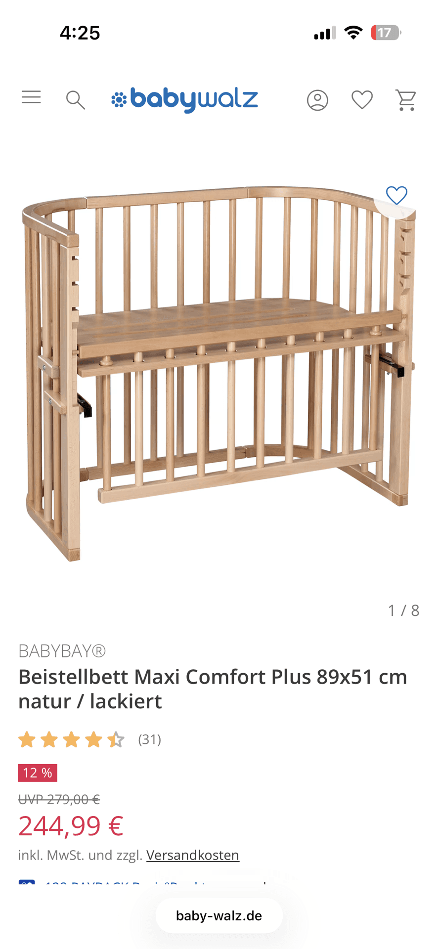 babybay 아기침대 (신생아용)