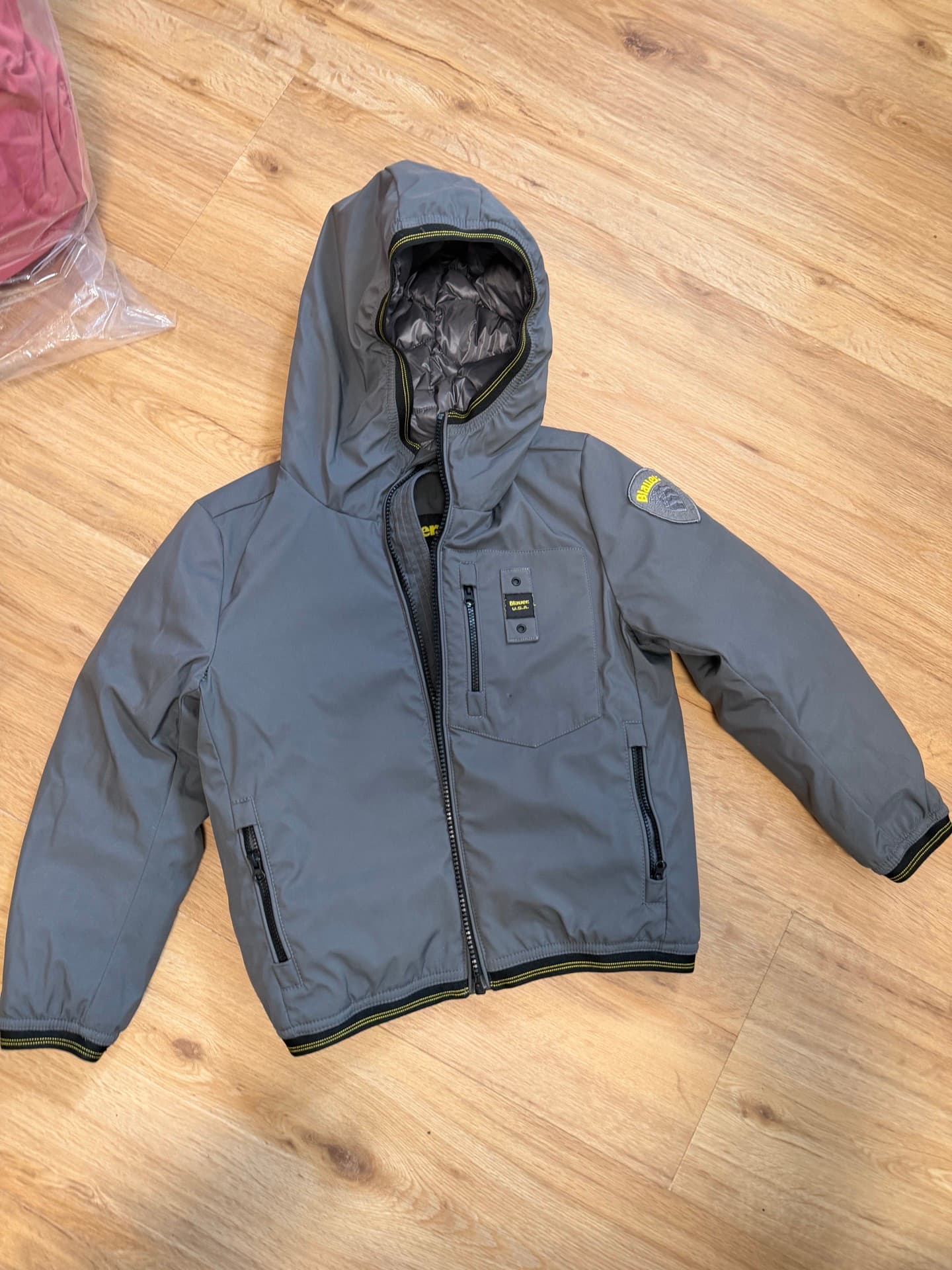 겨울Daunenjacke Blauer Gr 116