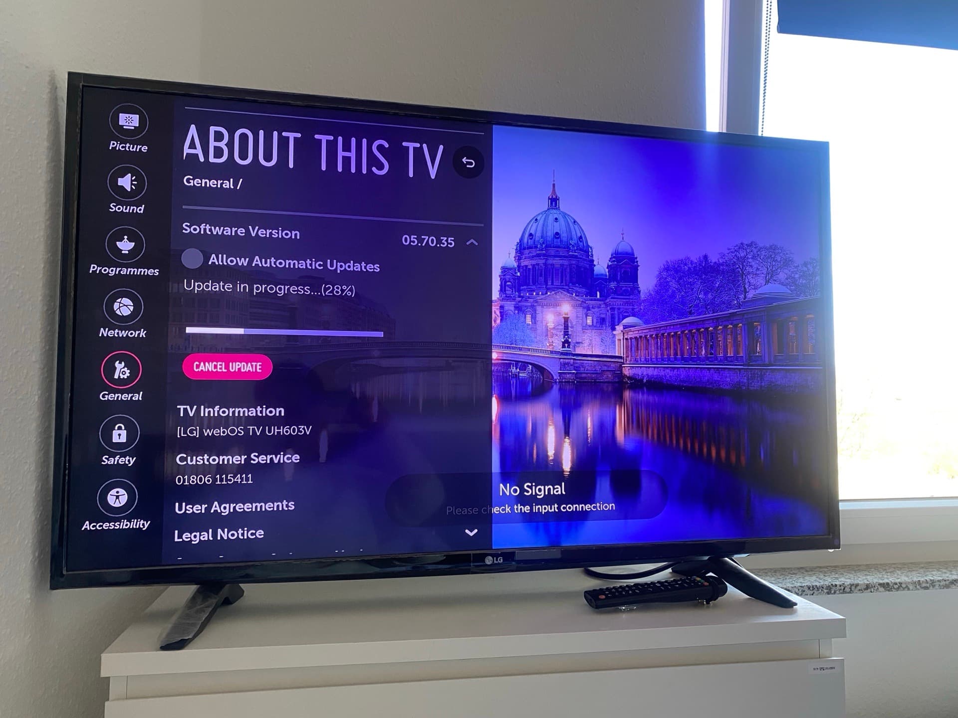 LG 스마트티비 43인치 UHD4k