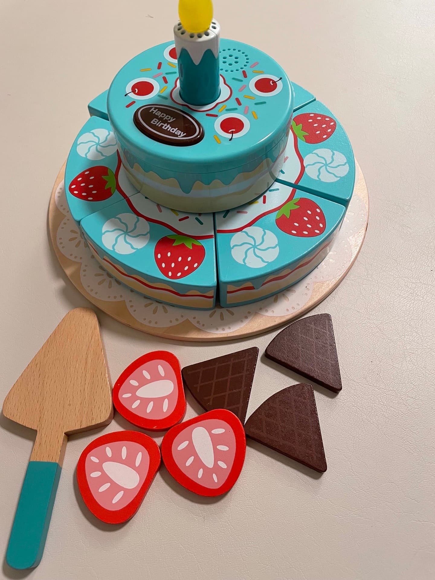 Hape 원목 생일케이크