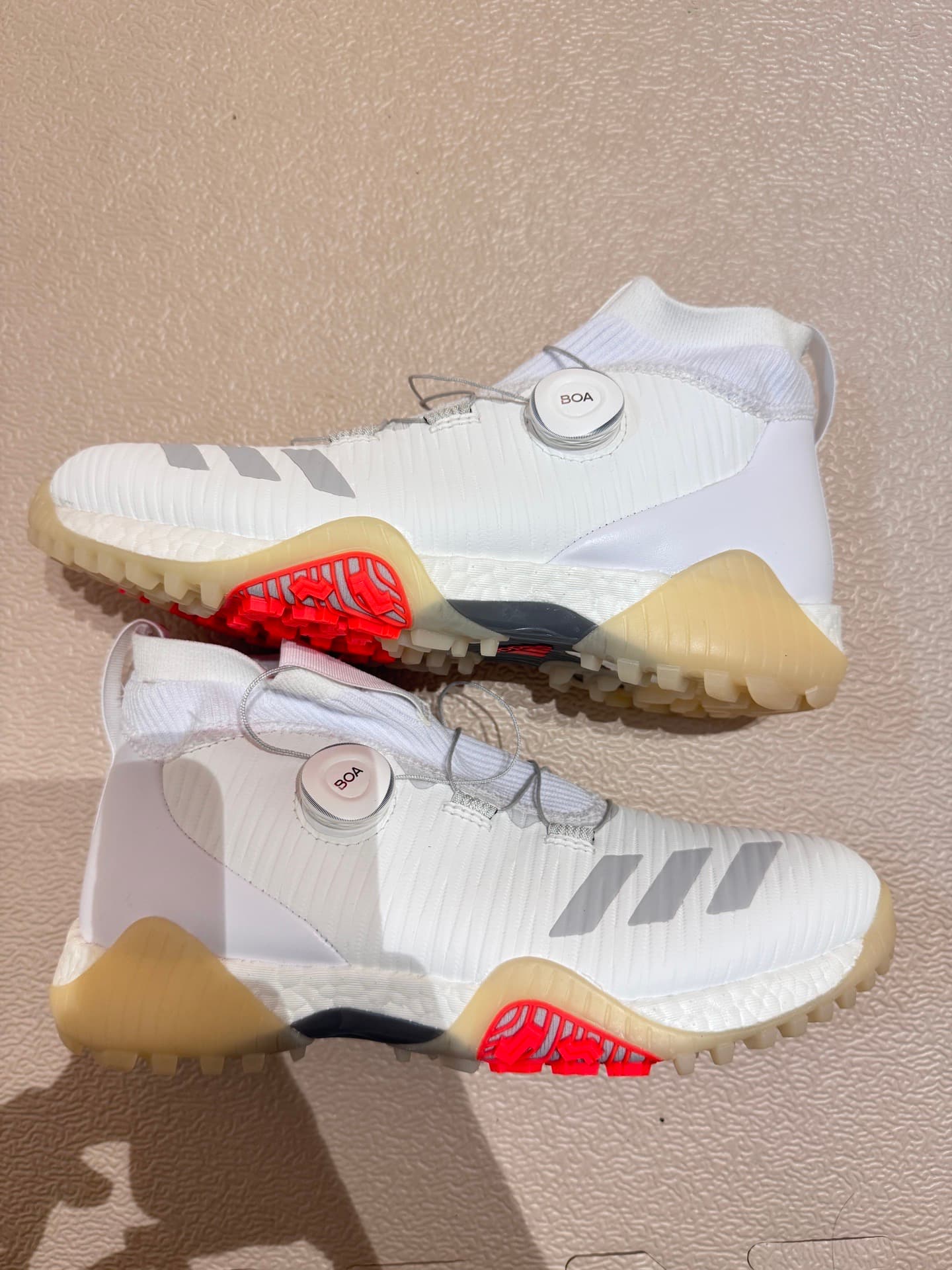 미사용 여성 골프화(아디다스 코드케이오스 22 보아)