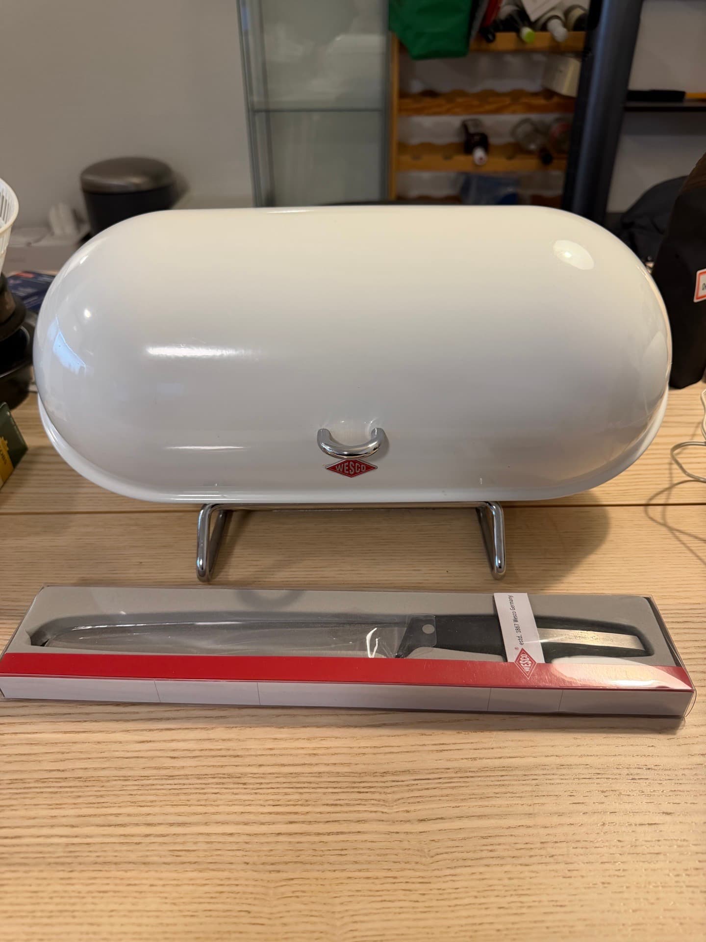 웨스코 wesco 브레드박스와 빵칼